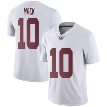 Limited Men's Austin Mack Alabama Crimson Tide Football College Jersey - White