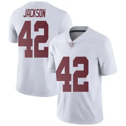 Limited Men's Ben Jackson Alabama Crimson Tide Football College Jersey - White