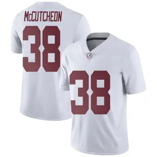 Limited Men's Brody McCutcheon Alabama Crimson Tide Nike Football College Jersey - White