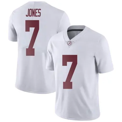 Limited Men's DaShawn Jones Alabama Crimson Tide Football College Jersey - White