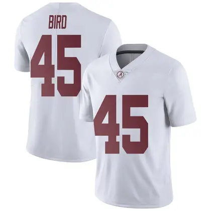 Limited Men's David Bird Alabama Crimson Tide Football College Jersey - White