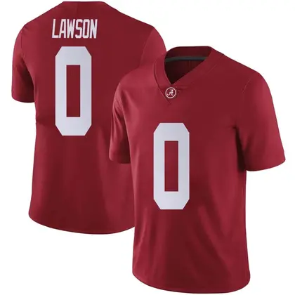 Limited Men's Deontae Lawson Alabama Crimson Tide Crimson Football College Jersey -