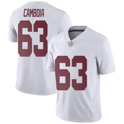 Limited Men's Diego Camboia Alabama Crimson Tide Football College Jersey - White