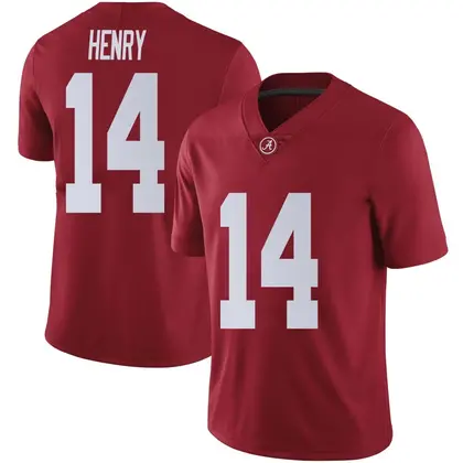 Limited Men's Fatutoa Henry Alabama Crimson Tide Crimson Football College Jersey -