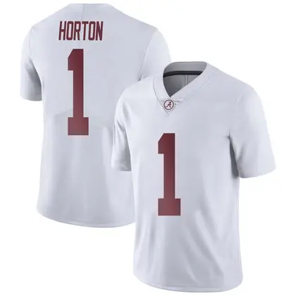 Limited Men's Isaiah Horton Alabama Crimson Tide Football College Jersey - White