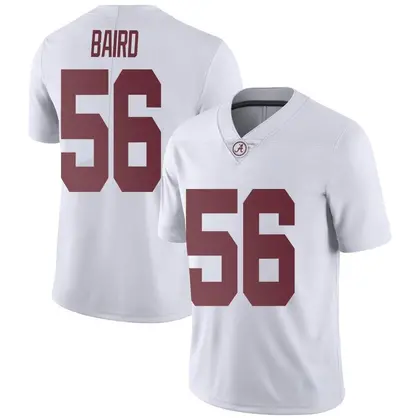 Limited Men's JD Baird Alabama Crimson Tide Football College Jersey - White