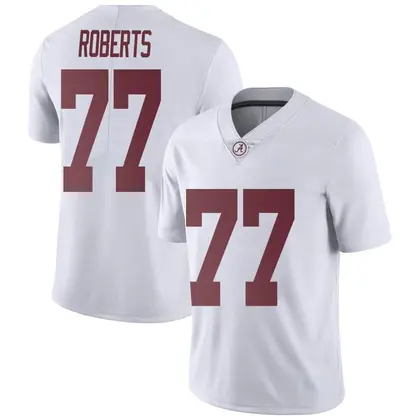 Limited Men's Jaeden Roberts Alabama Crimson Tide Football College Jersey - White