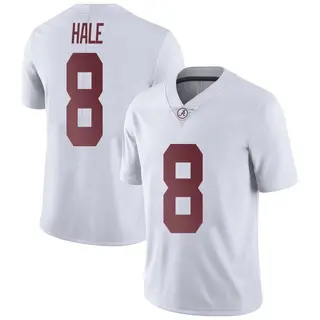 Limited Men's Jalen Hale Alabama Crimson Tide Nike Football College Jersey - White