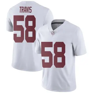 Limited Men's Jamison Travis Alabama Crimson Tide Nike Football College Jersey - White
