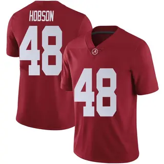 Limited Men's Jayden Hobson Alabama Crimson Tide Nike Crimson Football College Jersey -