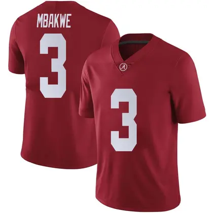 Limited Men's Jaylen Mbakwe Alabama Crimson Tide Crimson Football College Jersey -