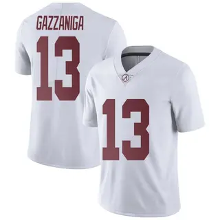 Limited Men's John Gazzaniga Alabama Crimson Tide Nike Football College Jersey - White