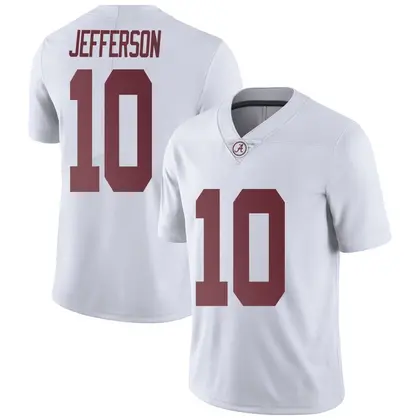 Limited Men's Justin Jefferson Alabama Crimson Tide Football College Jersey - White