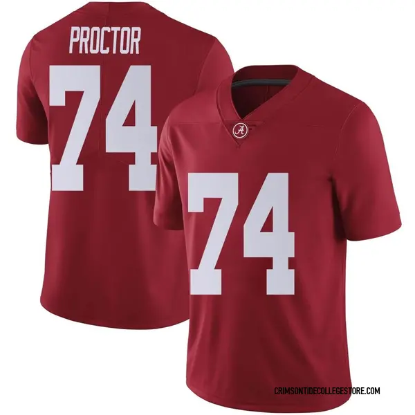 Limited Men's Kadyn Proctor Alabama Crimson Tide Nike Crimson Football College Jersey -