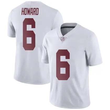 Limited Men's Kameron Howard Alabama Crimson Tide Football College Jersey - White