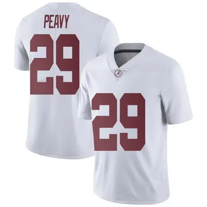 Limited Men's Kolby Peavy Alabama Crimson Tide Football College Jersey - White