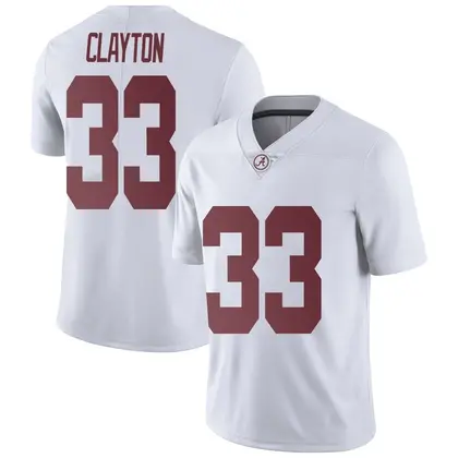 Limited Men's Kyle Clayton Alabama Crimson Tide Football College Jersey - White