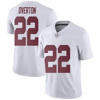 Limited Men's LT Overton Alabama Crimson Tide Nike Football College Jersey - White