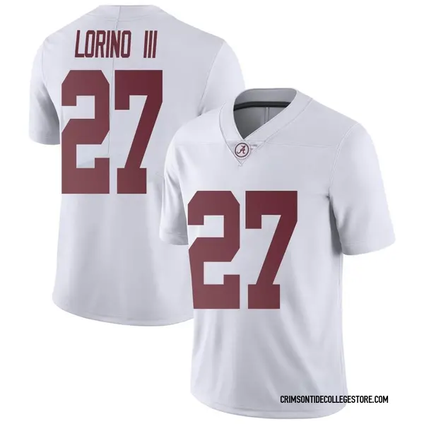Limited Men's Michael Lorino III Alabama Crimson Tide Nike Football College Jersey - White