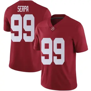 Limited Men's Nick Serpa Alabama Crimson Tide Nike Crimson Football College Jersey -