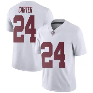 Limited Men's Noah Carter Alabama Crimson Tide Nike Football College Jersey - White