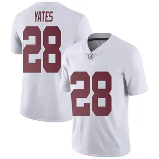 Limited Men's Peyton Yates Alabama Crimson Tide Nike Football College Jersey - White