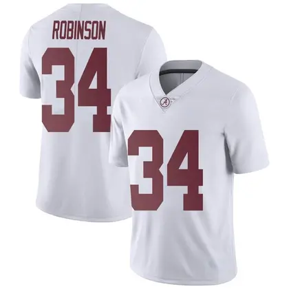 Limited Men's Que Robinson Alabama Crimson Tide Football College Jersey - White