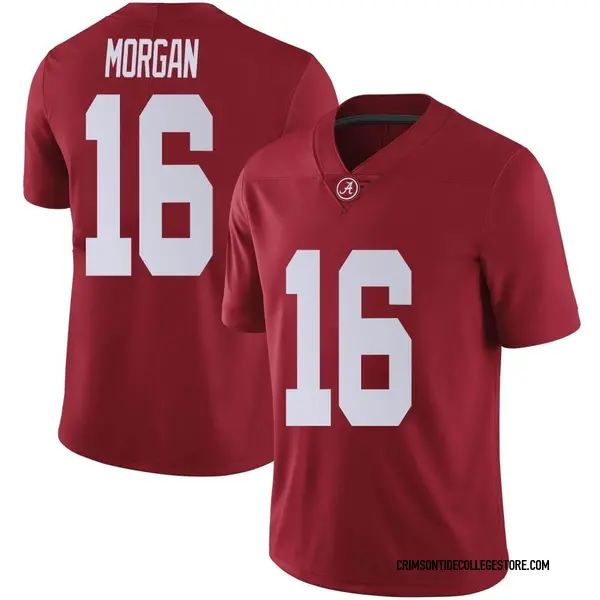 Limited Men's Red Morgan Alabama Crimson Tide Nike Crimson Football College Jersey - Red