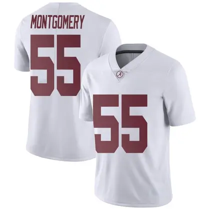 Limited Men's Roq Montgomery Alabama Crimson Tide Football College Jersey - White