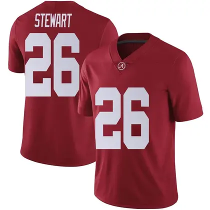 Limited Men's Ryder Stewart Alabama Crimson Tide Crimson Football College Jersey -
