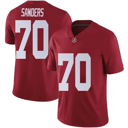Limited Men's William Sanders Alabama Crimson Tide Crimson Football College Jersey -