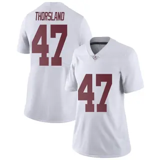 Limited Women's Adam Thorsland Alabama Crimson Tide Nike Football College Jersey - White