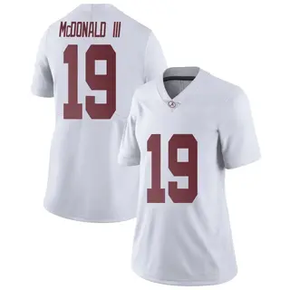Limited Women's Chuck McDonald III Alabama Crimson Tide Nike Football College Jersey - White