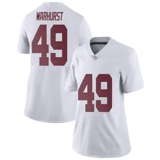 Limited Women's Conner Warhurst Alabama Crimson Tide Nike Football College Jersey - White