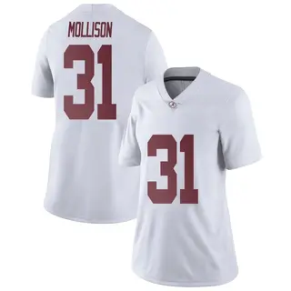 Limited Women's Cooper Mollison Alabama Crimson Tide Nike Football College Jersey - White