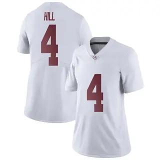 Limited Women's Daniel Hill Alabama Crimson Tide Nike Football College Jersey - White