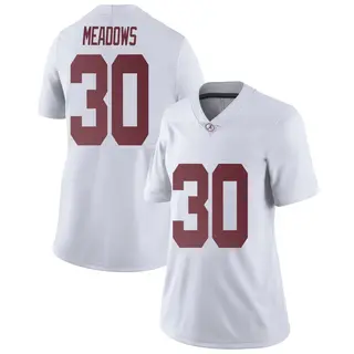 Limited Women's Derek Meadows Alabama Crimson Tide Nike Football College Jersey - White