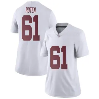 Limited Women's Graham Roten Alabama Crimson Tide Nike Football College Jersey - White