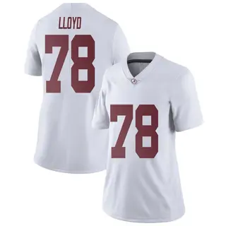 Limited Women's Jackson Lloyd Alabama Crimson Tide Nike Football College Jersey - White