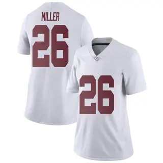 Limited Women's Jam Miller Alabama Crimson Tide Nike Football College Jersey - White