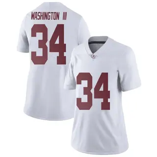 Limited Women's Jessie Washington III Alabama Crimson Tide Nike Football College Jersey - White