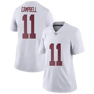 Limited Women's Jihaad Campbell Alabama Crimson Tide Nike Football College Jersey - White