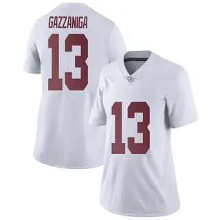 Limited Women's John Gazzaniga Alabama Crimson Tide Nike Football College Jersey - White