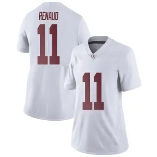 Limited Women's Jordan Renaud Alabama Crimson Tide Nike Football College Jersey - White