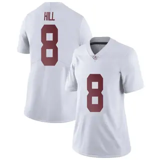 Limited Women's Justin Hill Alabama Crimson Tide Nike Football College Jersey - White
