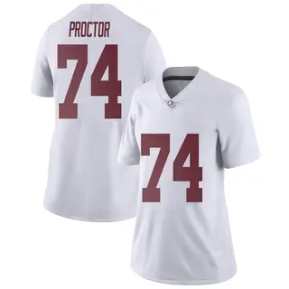 Limited Women's Kadyn Proctor Alabama Crimson Tide Nike Football College Jersey - White