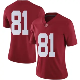 Limited Women's Kaleb Edwards Alabama Crimson Tide Nike Crimson Football College Jersey -