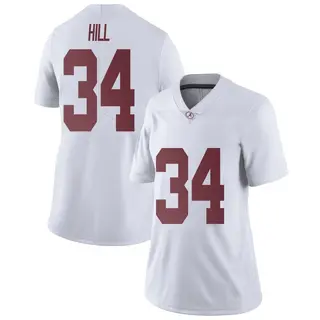 Limited Women's London Hill Alabama Crimson Tide Nike Football College Jersey - White
