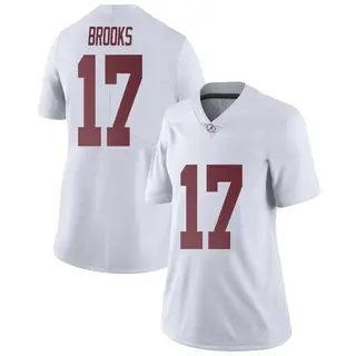 Limited Women's Lotzeir Brooks Alabama Crimson Tide Nike Football College Jersey - White