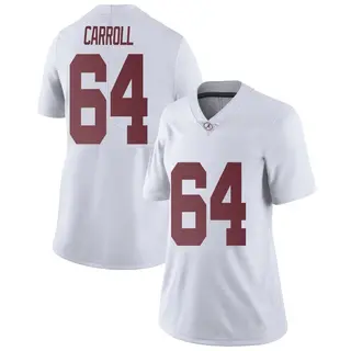 Limited Women's Michael Carroll Alabama Crimson Tide Nike Football College Jersey - White